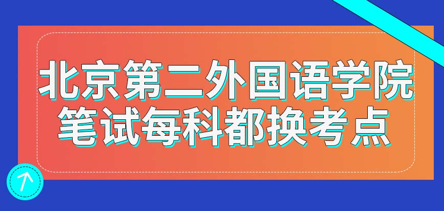 北京第二外国语学院在职研究生笔试分为四个考点吗笔试查分将在几月份呢