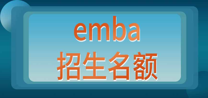 emba有招生名额限制吗今年的初试会在什么时间进行呢