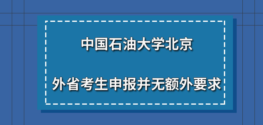 中国石油大学北京在职研究生外省考生申报还有额外要求吗申报是全天都可进行吗