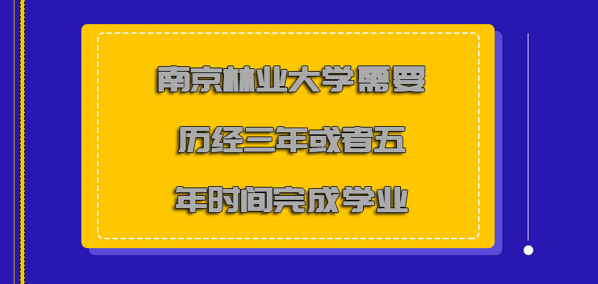 南京林业大学非全日制研究生需要历经三年或者五年的时间完成学业