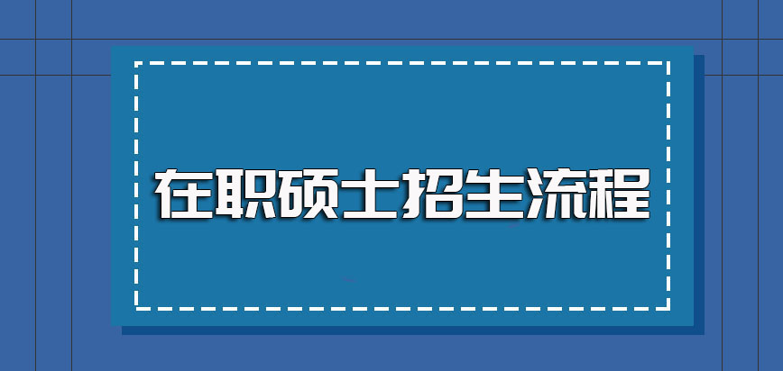 在职硕士同等学力研修班的招生流程是怎样的