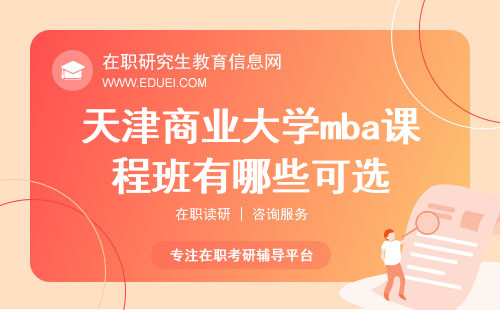 2024天津商业大学mba课程班有哪些可选？