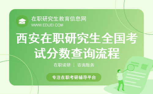 2024西安在职研究生全国考试分数查询流程 西安在职研究生国考分数申请复核流程