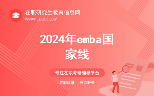 2024年emba国家线可能定为165分